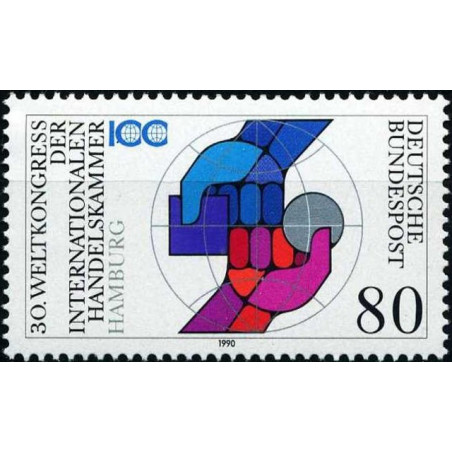 Vokietijos pašto ženklai (1990). Pramonės ir prekybos rūmai