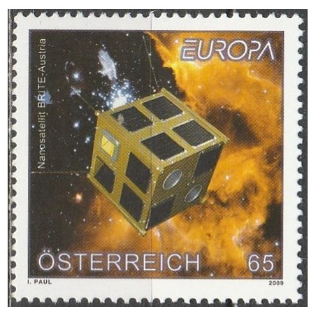 Austrijos pašto ženklai (2009). Europa (ryšių technologijos)