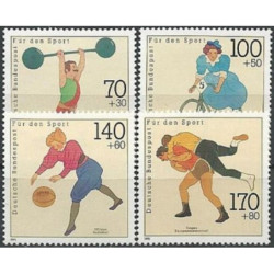 Vokietijos pašto ženklai (1991). Sporto įvykiai
