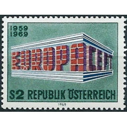 Austrijos pašto ženklai (1969) - Fantastiškos Europa ženklų kainos‎