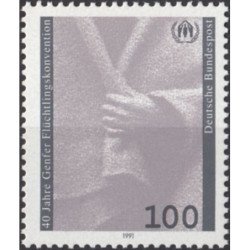 Vokietijos pašto ženklai (1991). Pabėgėlių konvencija