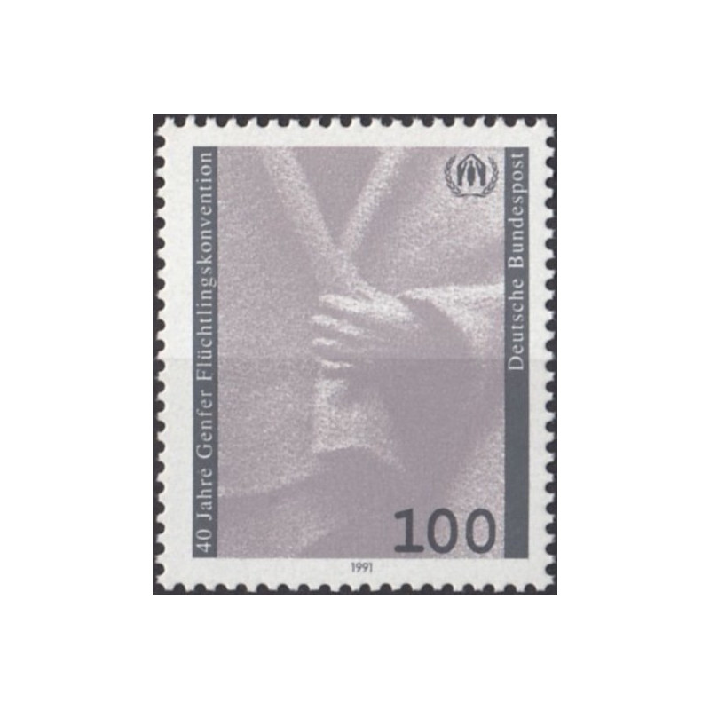 Vokietijos pašto ženklai (1991). Pabėgėlių konvencija