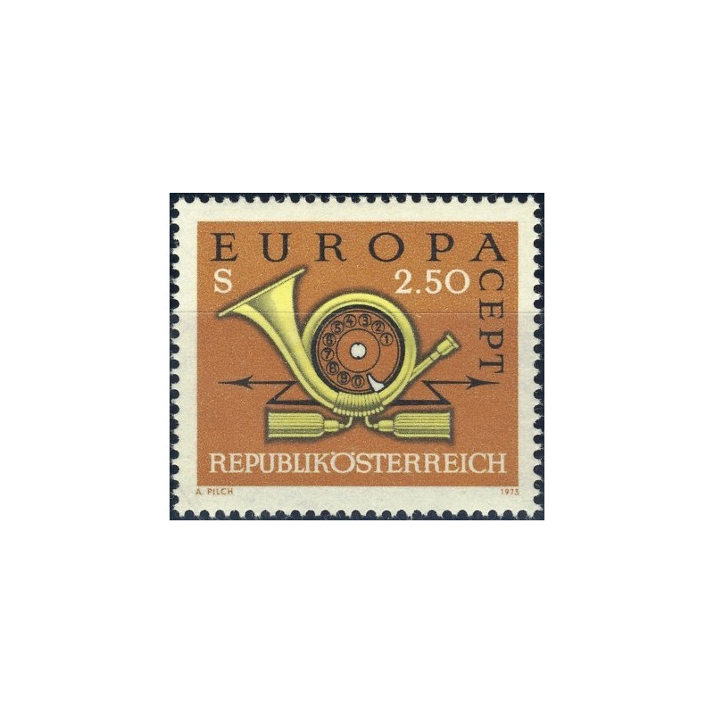 Austrijos pašto ženklai (1973) - Fantastiškos Europa ženklų kainos‎