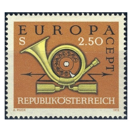 Austrijos pašto ženklai (1973) - Fantastiškos Europa ženklų kainos‎