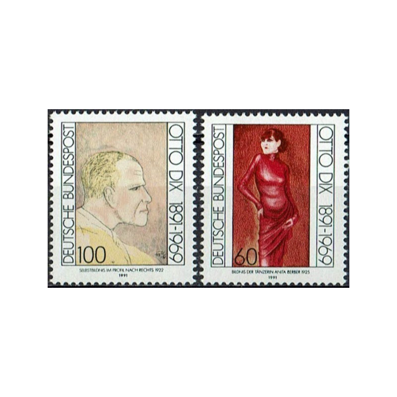 Germany stamps (1991) for sale. Paintings