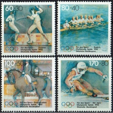 Vokietija 1992. Albervilio ir Barselonos olimpinės žaidynės