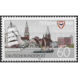 Vokietijos pašto ženklai (1992). Kylio miestui 750 metų