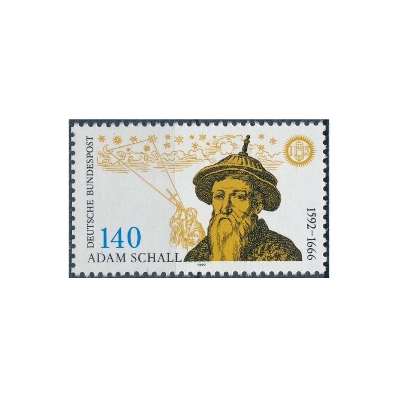 Vokietijos pašto ženklai (1992). Jėzuitų astronomas (XVI a.)