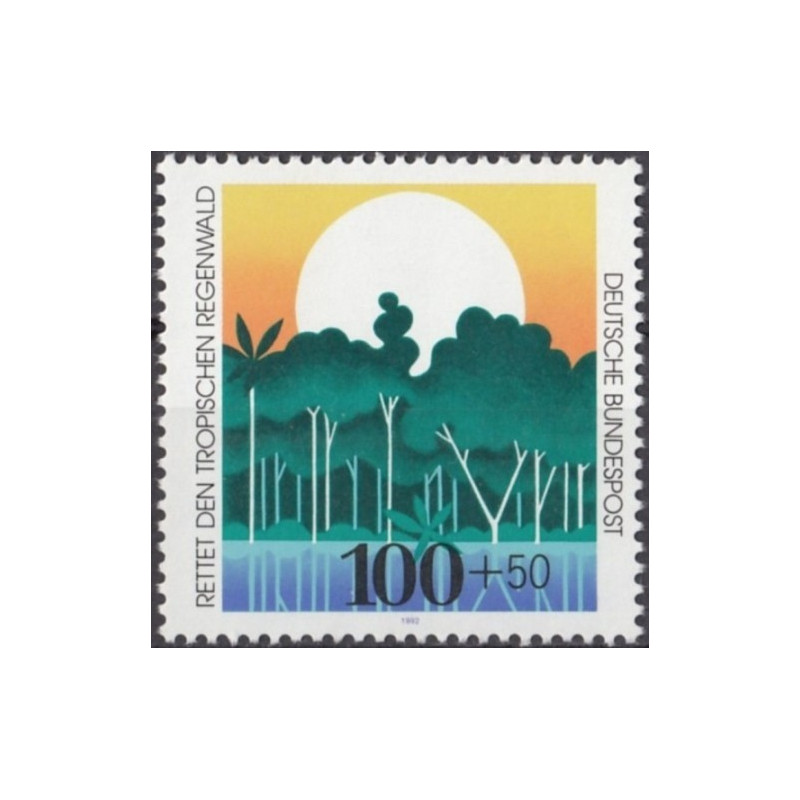 Vokietijos pašto ženklai (1992). Tropikų miškai