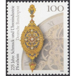 Vokietijos pašto ženklai (1992). Laikrodžių pramonė