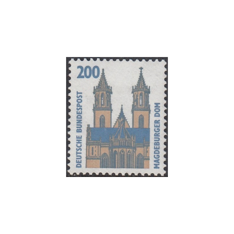 Vokietijos pašto ženklai (1993). Architektūra