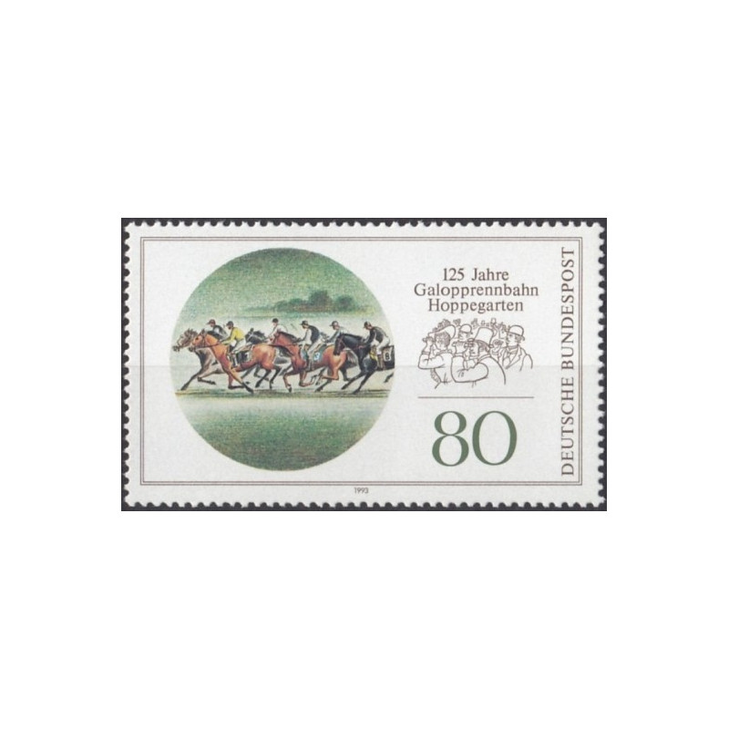 Vokietijos pašto ženklai (1993). Žirgų lenktynės
