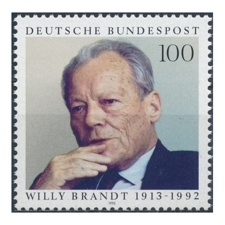 Germany 1993. Willy Brandt (Chancellor, Nobel Prize laureate)