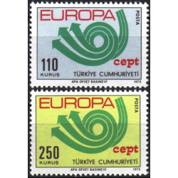 Turkijos pašto ženklai (1973) - Fantastiškos Europa ženklų kainos‎