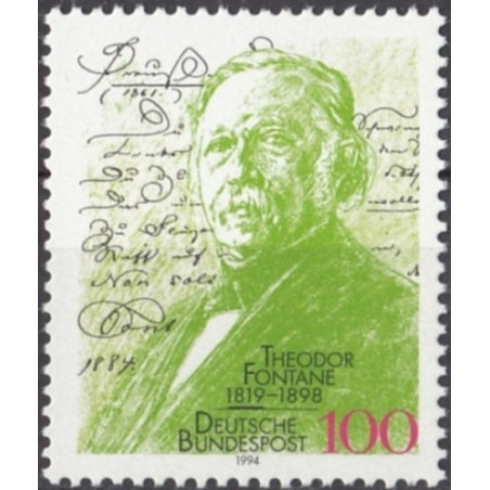 Germany stamps (1994) for sale. Theodor Fontane (German novelist and poet)