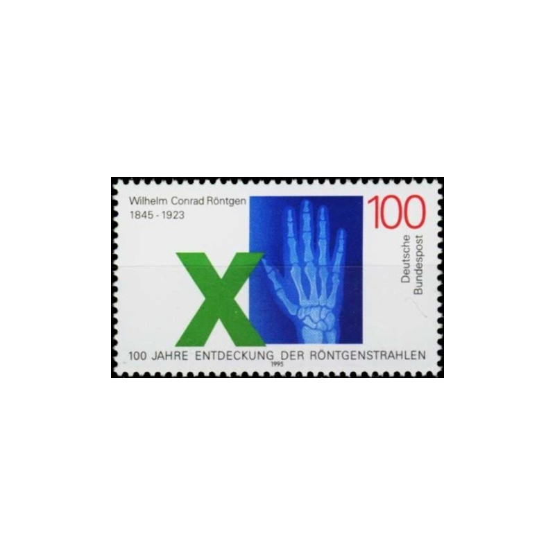 Vokietijos pašto ženklai (1995). Rentgenas
