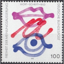 Vokietijos pašto ženklai (1995). Žodžio laisvė