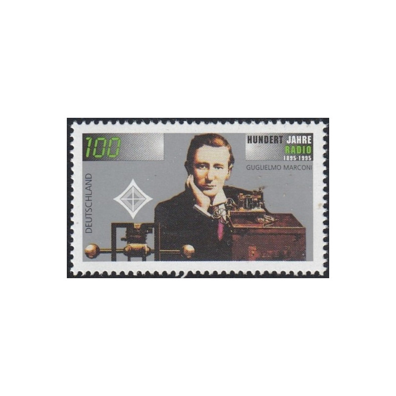 Vokietijos pašto ženklai (1995). Markonis (radijo išradėjas)
