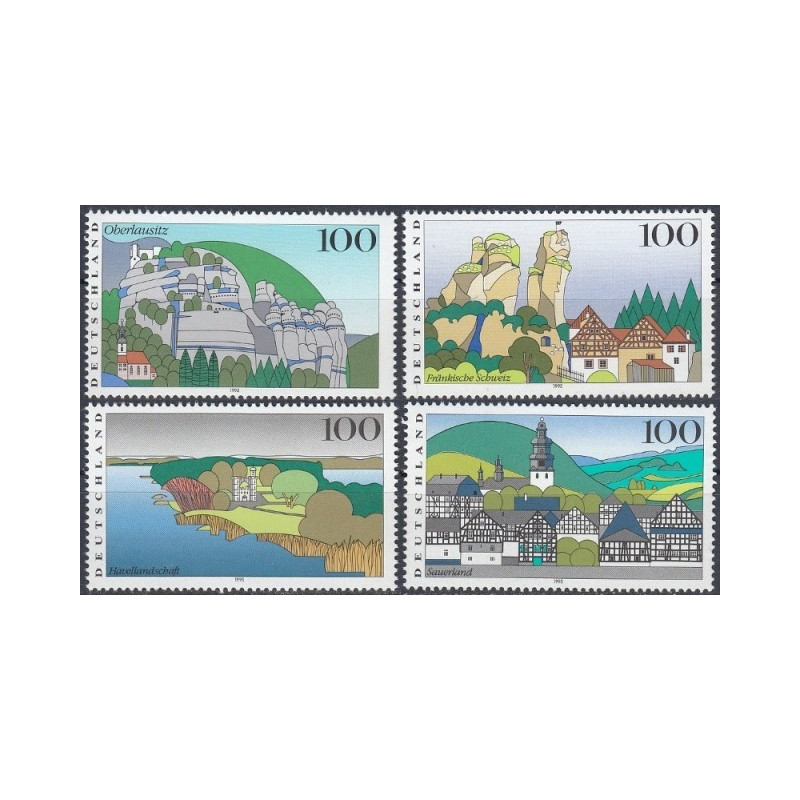 Germany stamps (1995) for sale. Landscapes