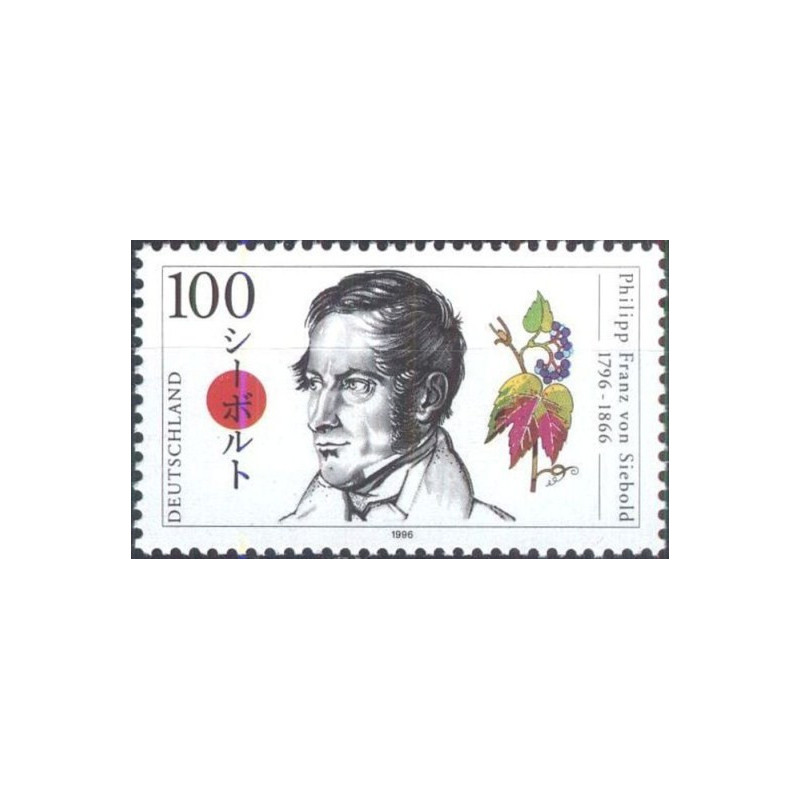 Vokietijos pašto ženklai (1996). Mokslininkas (gamtininkas ir keliautojas)