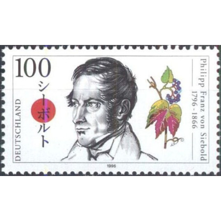 Vokietijos pašto ženklai (1996). Mokslininkas (gamtininkas ir keliautojas)