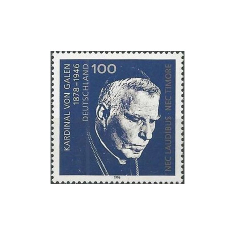 Vokietija 1996. Palaimintasis Grafas fon Galenas (vyskupas)