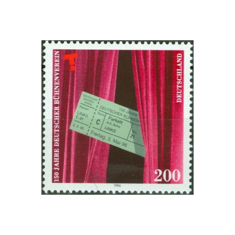 Vokietijos pašto ženklai (1996). Teatrų sąjunga