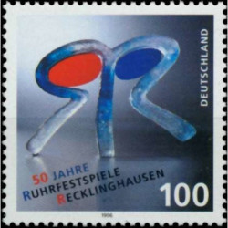 Vokietijos pašto ženklai (1996). Reklinghauzeno teatrų festivalis