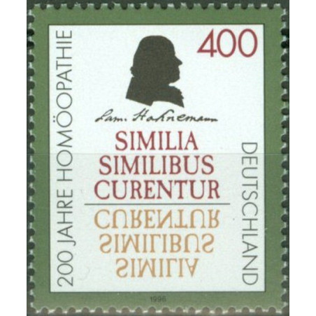 Vokietija 1996. Samuelis Hanemanas (Homeopatijos pradininkas)
