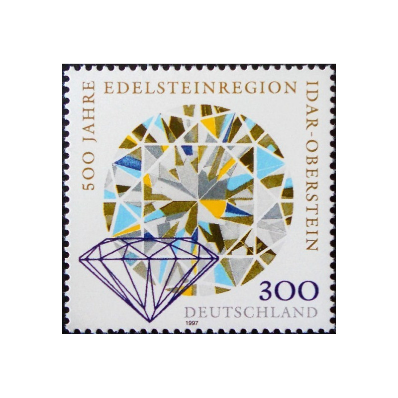 Germany 1997. 500 years as a gemstone region (Idar-Oberstein)