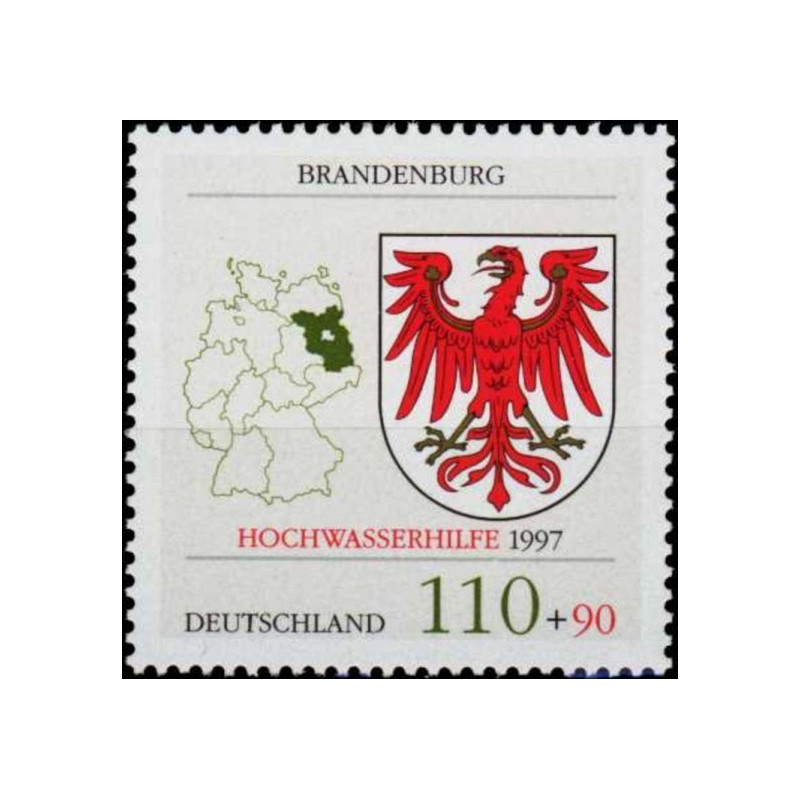 Germany stamps (1997) for sale. Flooding in Brandenburg