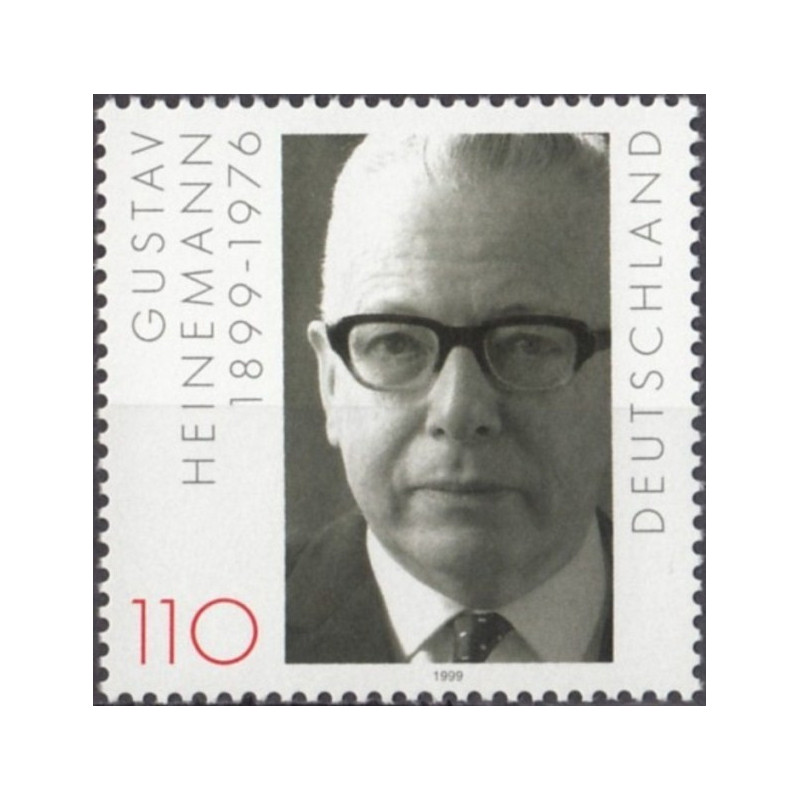 Germany 1999. Gustav Heinemann (politician, 3rd President of Germany)