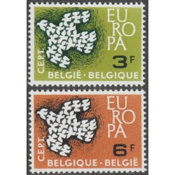 Belgijos pašto ženklai (1961) - Fantastiškos Europa ženklų kainos