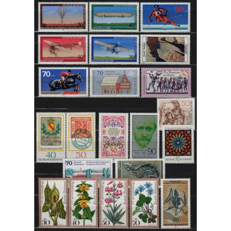 Germany 1978 - Set of 22 stamps