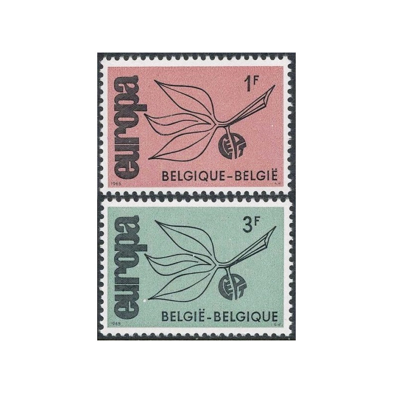 Belgijos pašto ženklai (1965) - Fantastiškos Europa ženklų kainos‎