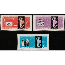 Vengrijos pašto ženklai (1961). Paštas ir ryšiai