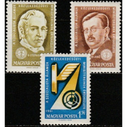 Vengrijos pašto ženklai (1961). Transportas