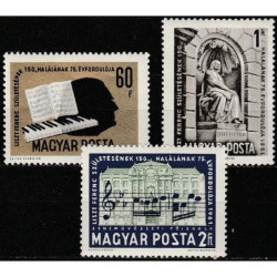 Vengrijos pašto ženklai (1961). F.Lištas
