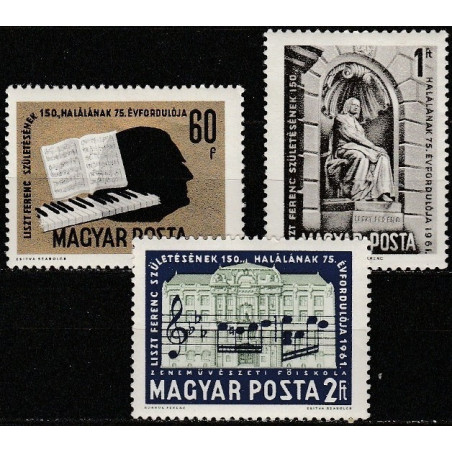 Hungary stamps (1961) for sale. F.Liszt