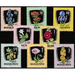 Vengrijos pašto ženklai (1961). Vaistiniai augalai