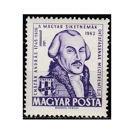 Vengrijos pašto ženklai (1962). Žymūs žmonės