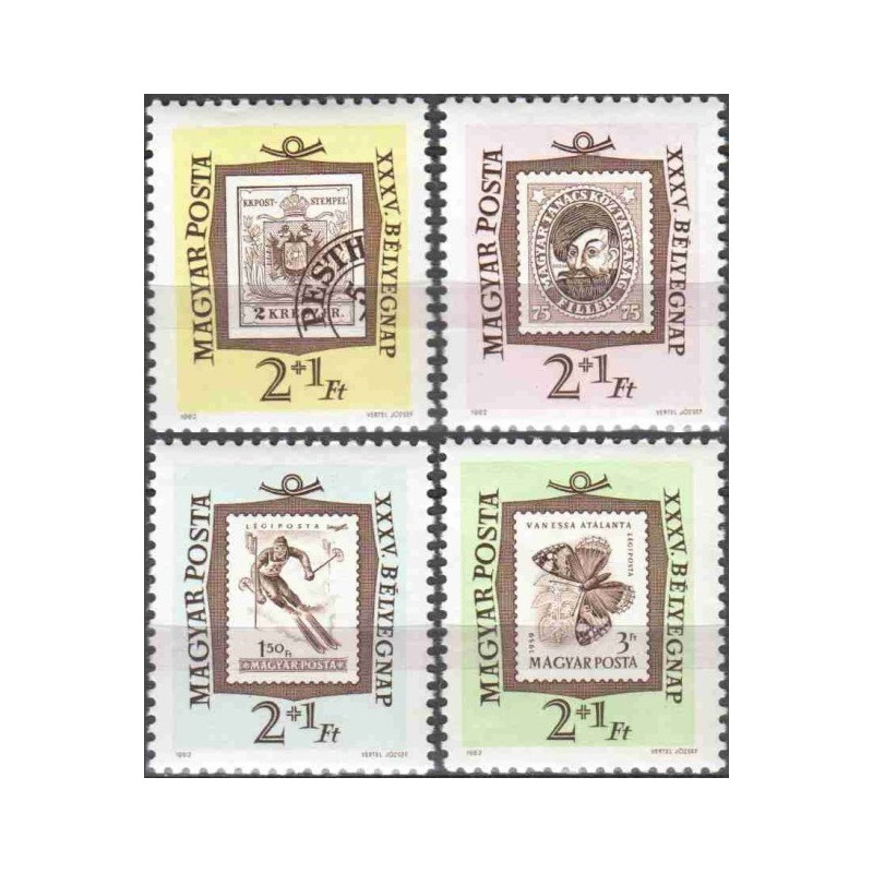 Vengrijos pašto ženklai (1962). Ženklai ženkluose