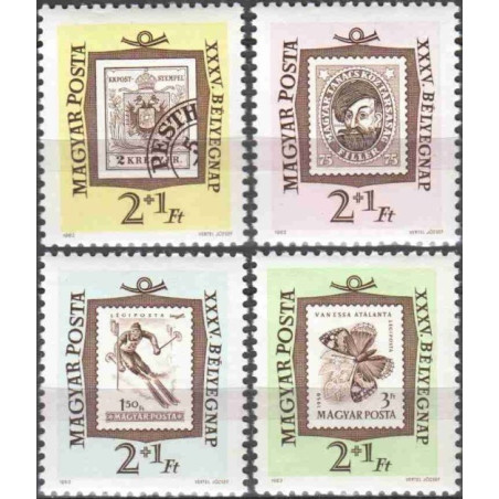 Vengrijos pašto ženklai (1962). Ženklai ženkluose