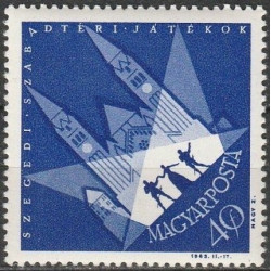 Vengrijos pašto ženklai (1963). Vasaros festivalis