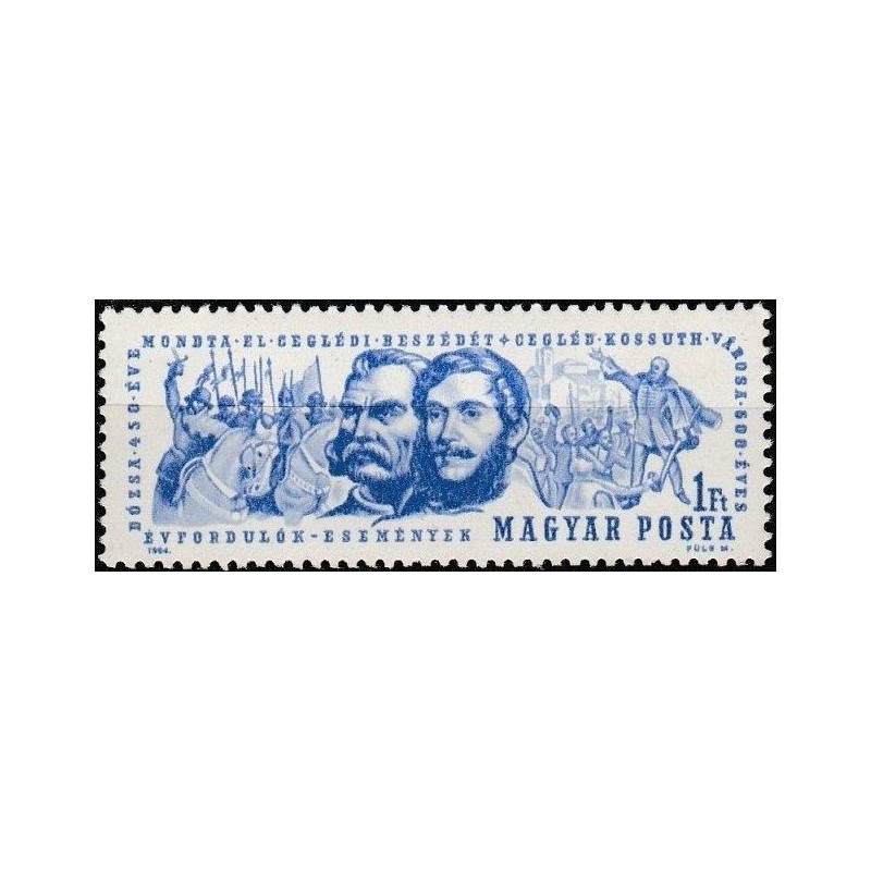 Vengrijos pašto ženklai (1964). Žymūs žmonės