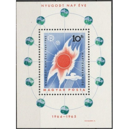 Vengrijos pašto ženklai (1965). Astronomija