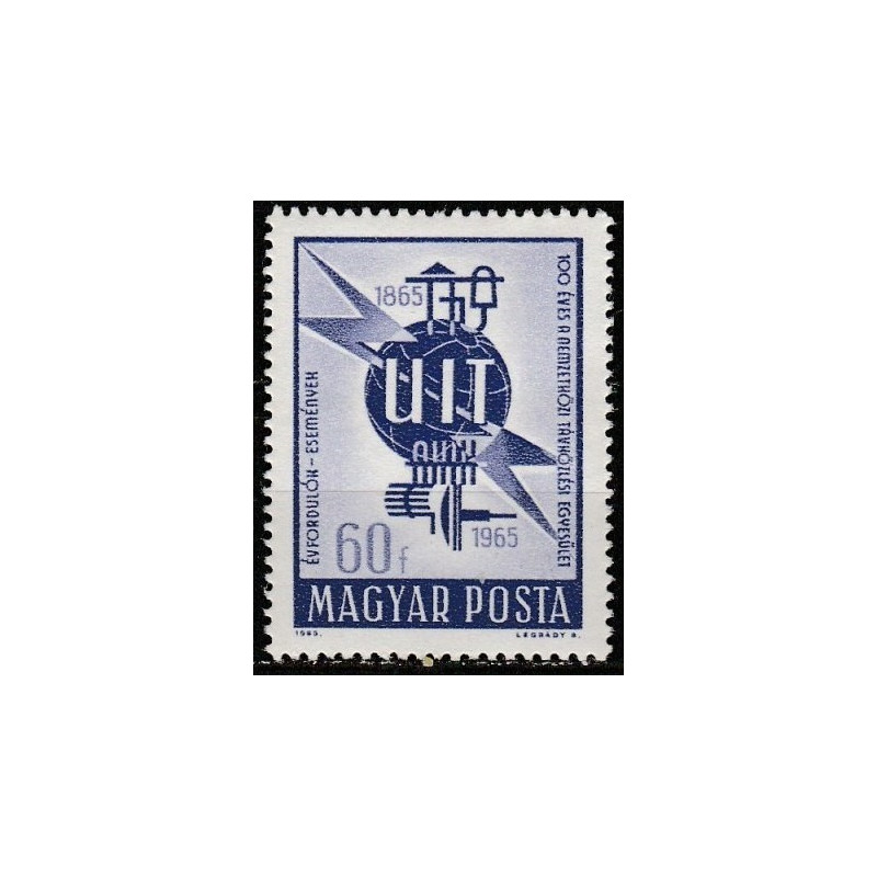 Vengrijos pašto ženklai (1965). Tarptautinė Telekomunikacijų Sąjunga
