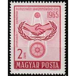 Vengrijos pašto ženklai (1965). Tarptautiniai bendradarbiavimo metai