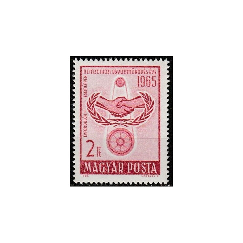 Vengrijos pašto ženklai (1965). Tarptautiniai bendradarbiavimo metai