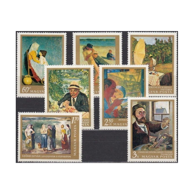 Vengrijos pašto ženklai (1967). Paveikslai
